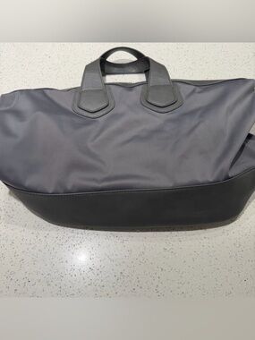 Sol And Selene Black Nylon & Leather Weekend Tote